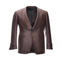 Tom Ford Brown Bronze Silk Smoking Jacket - Opulent Luxury