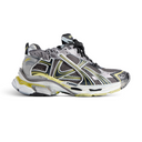 Runner Sneaker – Grey/Yellow/White