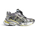 Runner Sneaker – Grey/Yellow/White