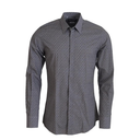 Dolce & Gabbana Gray Brown Gold Dress Shirt - Slim Fit Style
