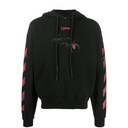 Off-White Black Cotton Sweater - Arachno Motif & Comfort