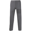 Slim-Fit Tonal 4-Bar Trousers
