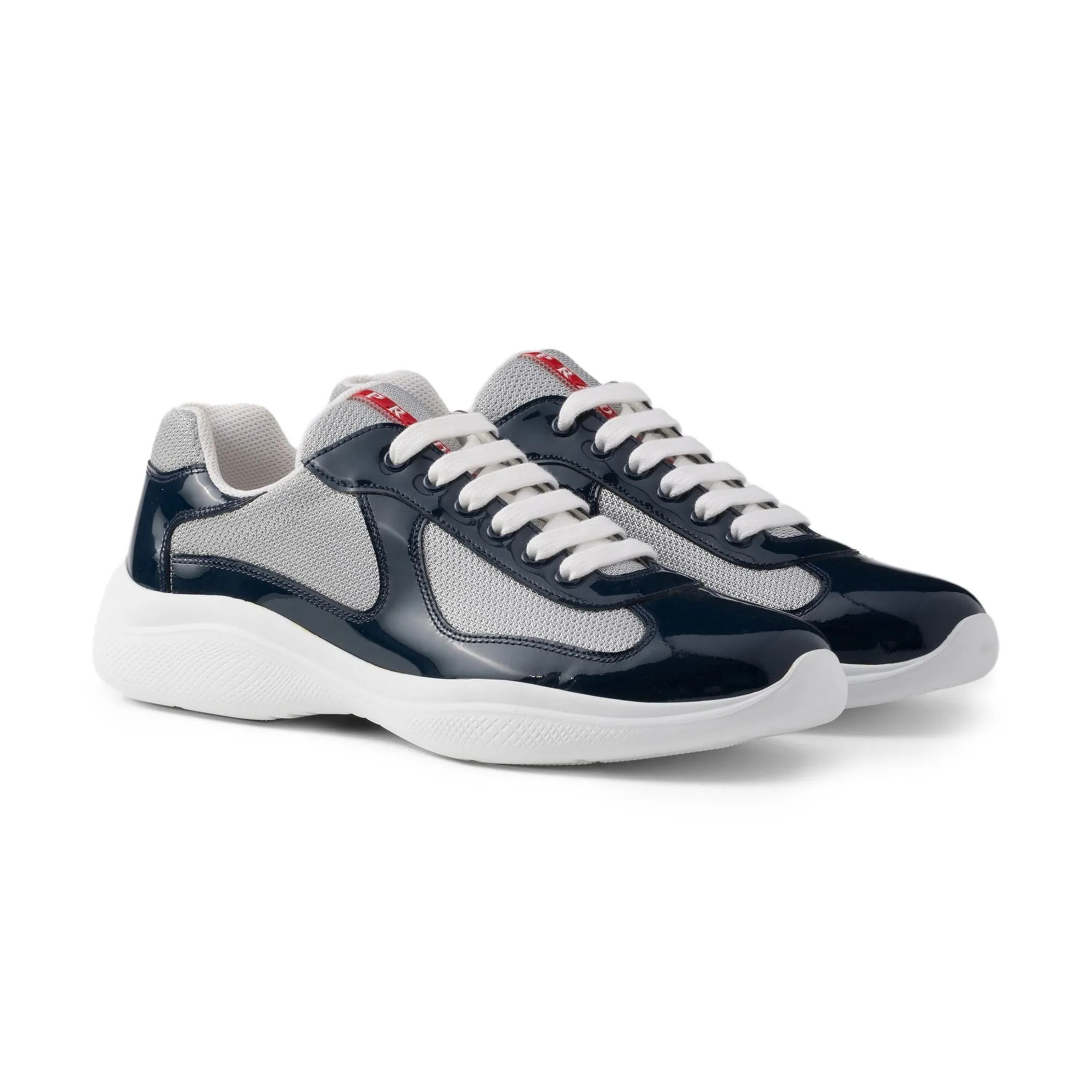 America's Cup Low-Tops - Futuristic Royal Blue Sneakers