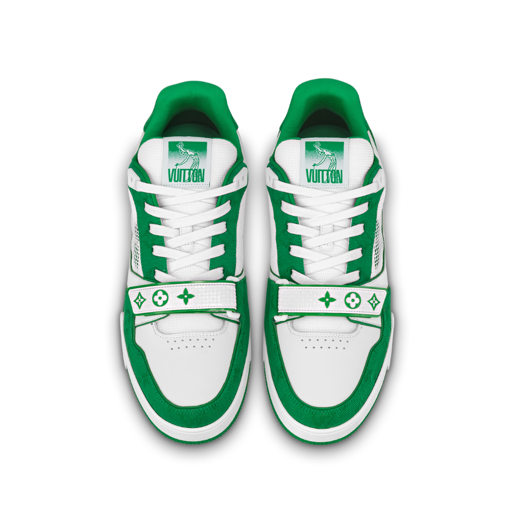 Olive green louis vuitton sneakers clearance