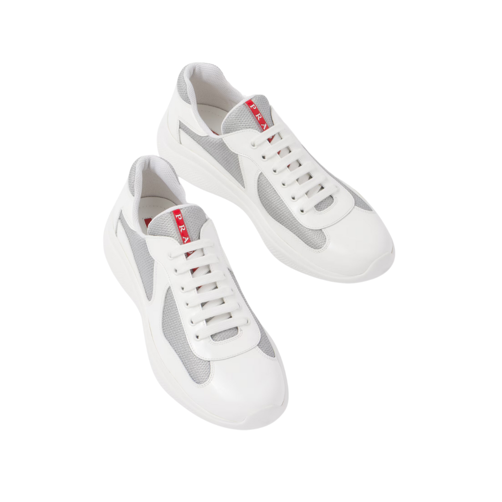 Prada americas cup patent leather sneakers cheap