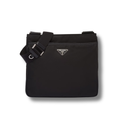 Re-Nylon and Saffiano Shoulder Bag