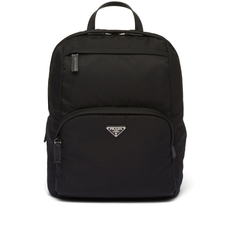 PDA Triangle-Logo Zipped Backpack - Sleek & Stylish