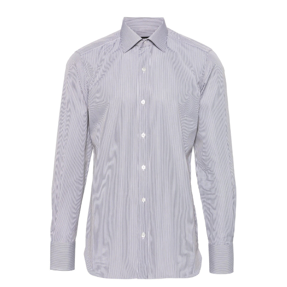 Tom Ford Striped Poplin Shirt - Classic Sophistication