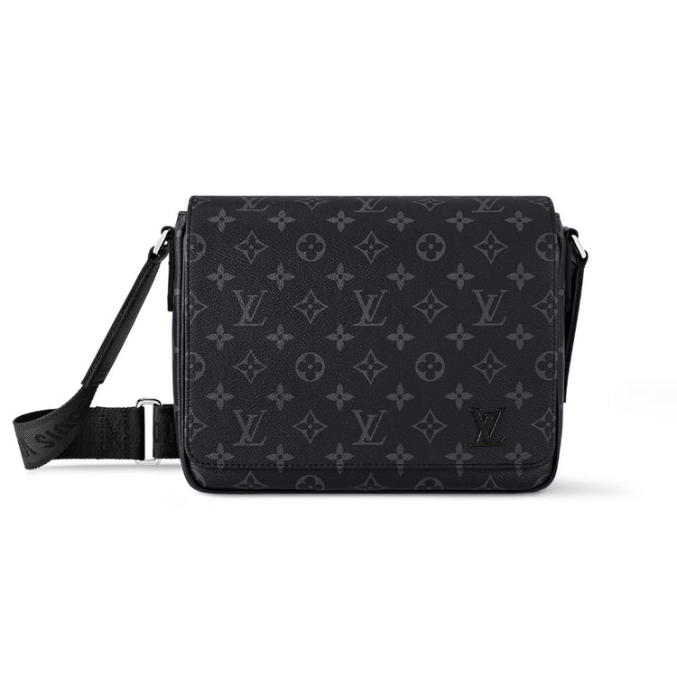 District PM Messenger Bag - Sleek Monogram Eclipse