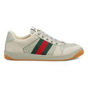 GG-Pattern Web Stripe Lace-Up Sneakers