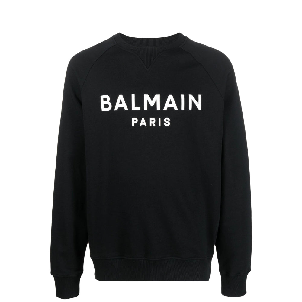 Balmain Logo-Print Sweatshirt - Signature Style & Comfort