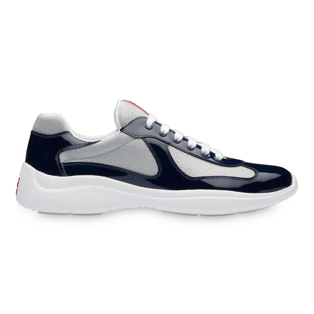 America's Cup Low-Tops - Futuristic Royal Blue Sneakers