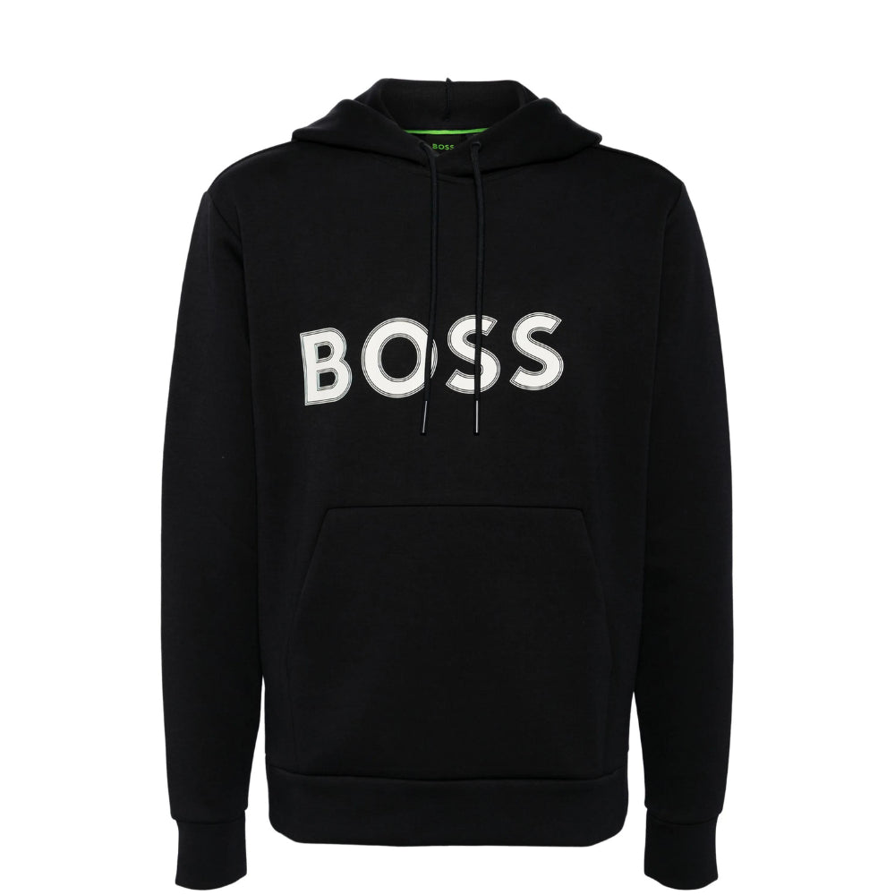 BOSS Hoodie - Signature Logo Details & Jersey Texture
