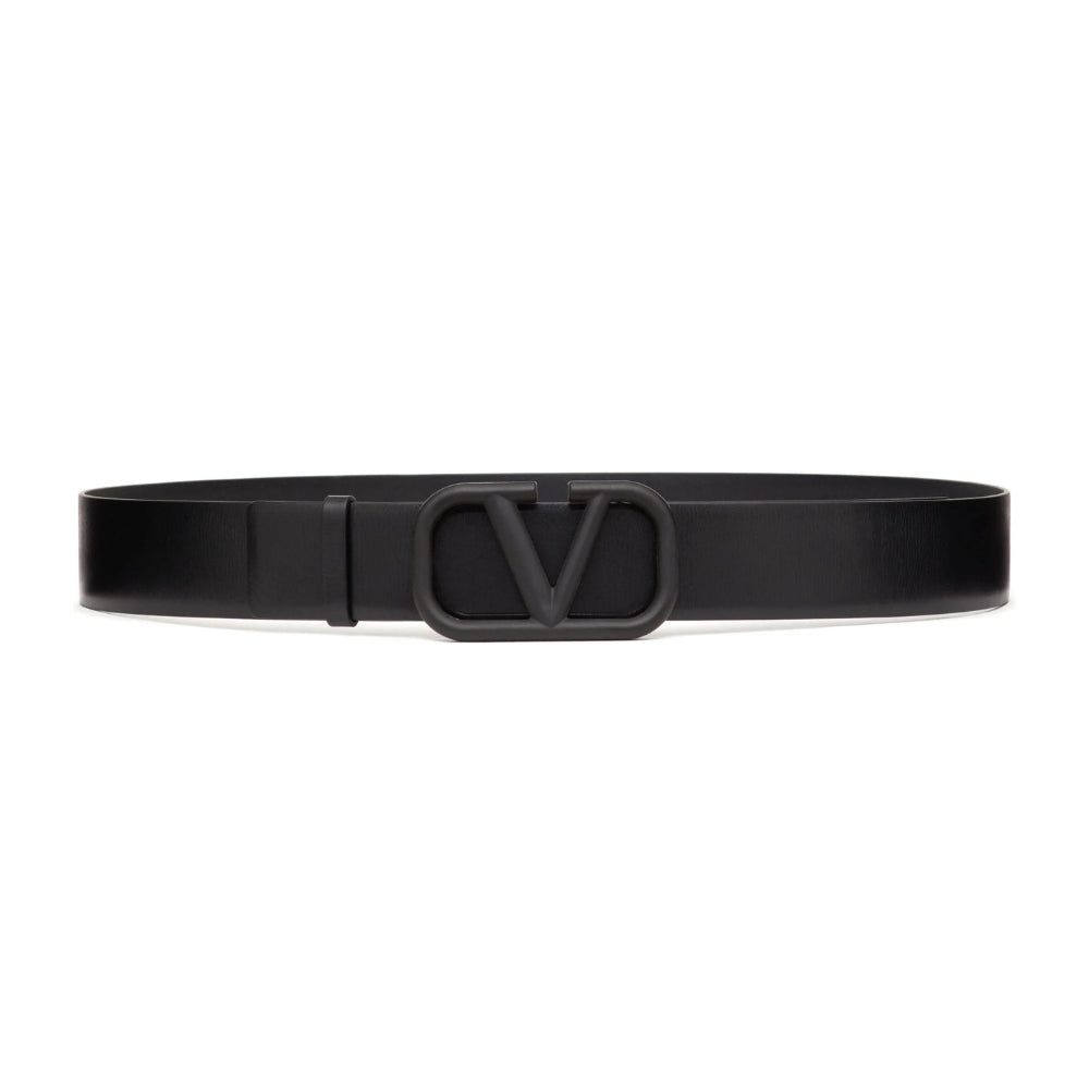 VLogo Leather Belt - Elegant & Adjustable
