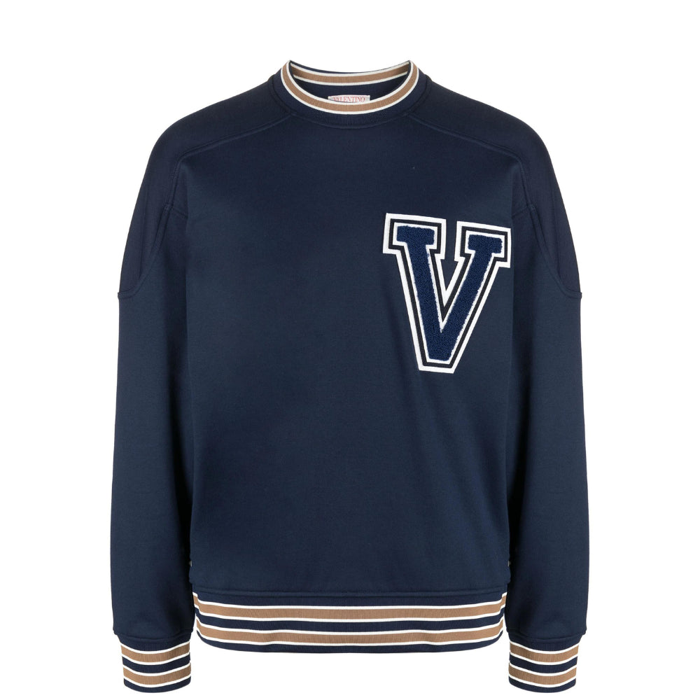 Valentino Garavani VLogo Crew-Neck Sweatshirt Refined Style