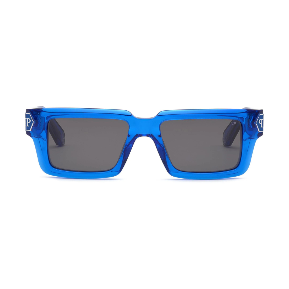 Dark Shapes Rectangle-Frame Sunglasses