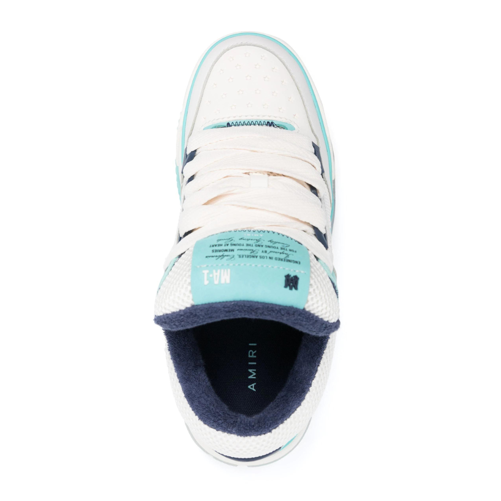 MA-1 Panelled Leather Sneakers