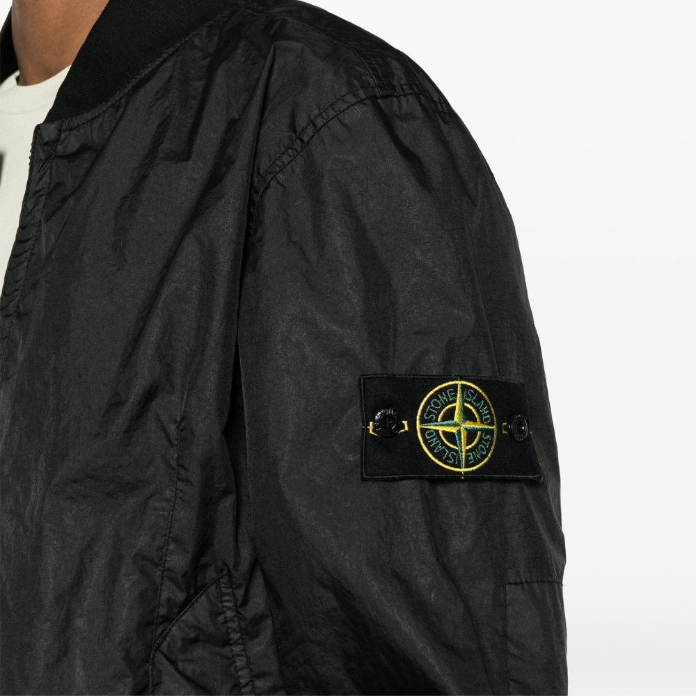 Stone Island Compass-Badge Bomber Jacket - Functional Style