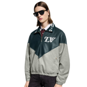Leather Mix Tracktop