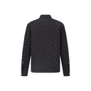Oblique Flocked Overshirt