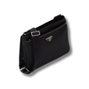 Re-Nylon and Saffiano Shoulder Bag
