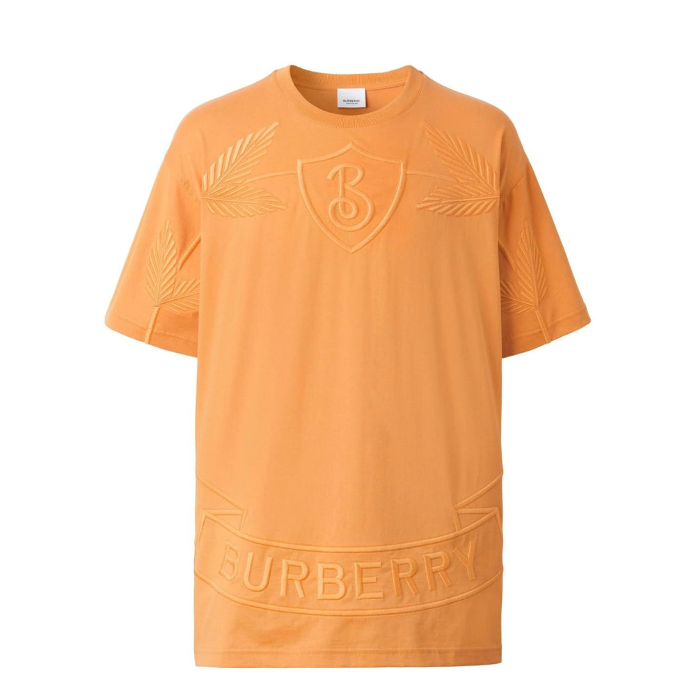 Burberry Oak Leaf Crest T-Shirt - Unique Embroidered Emblem