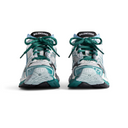 Runner Sneaker – White/Green/Blue
