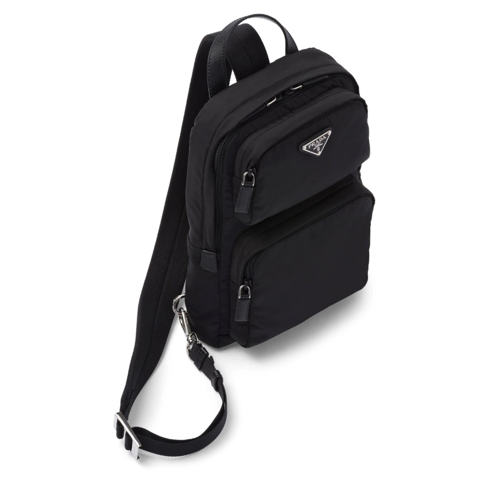 Enamel Triangle-Logo Backpack