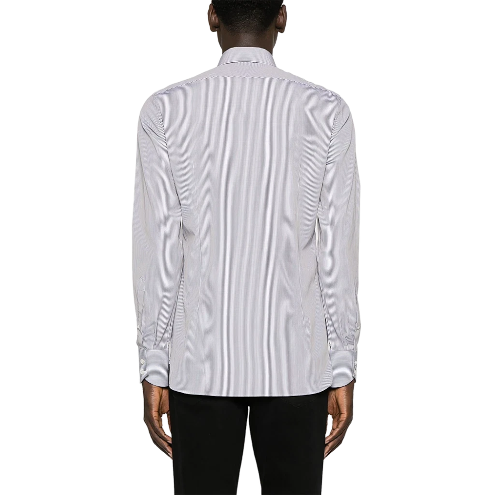 Striped Poplin Shirt