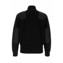 Zip-Up Ribbed Knit Cardigan
