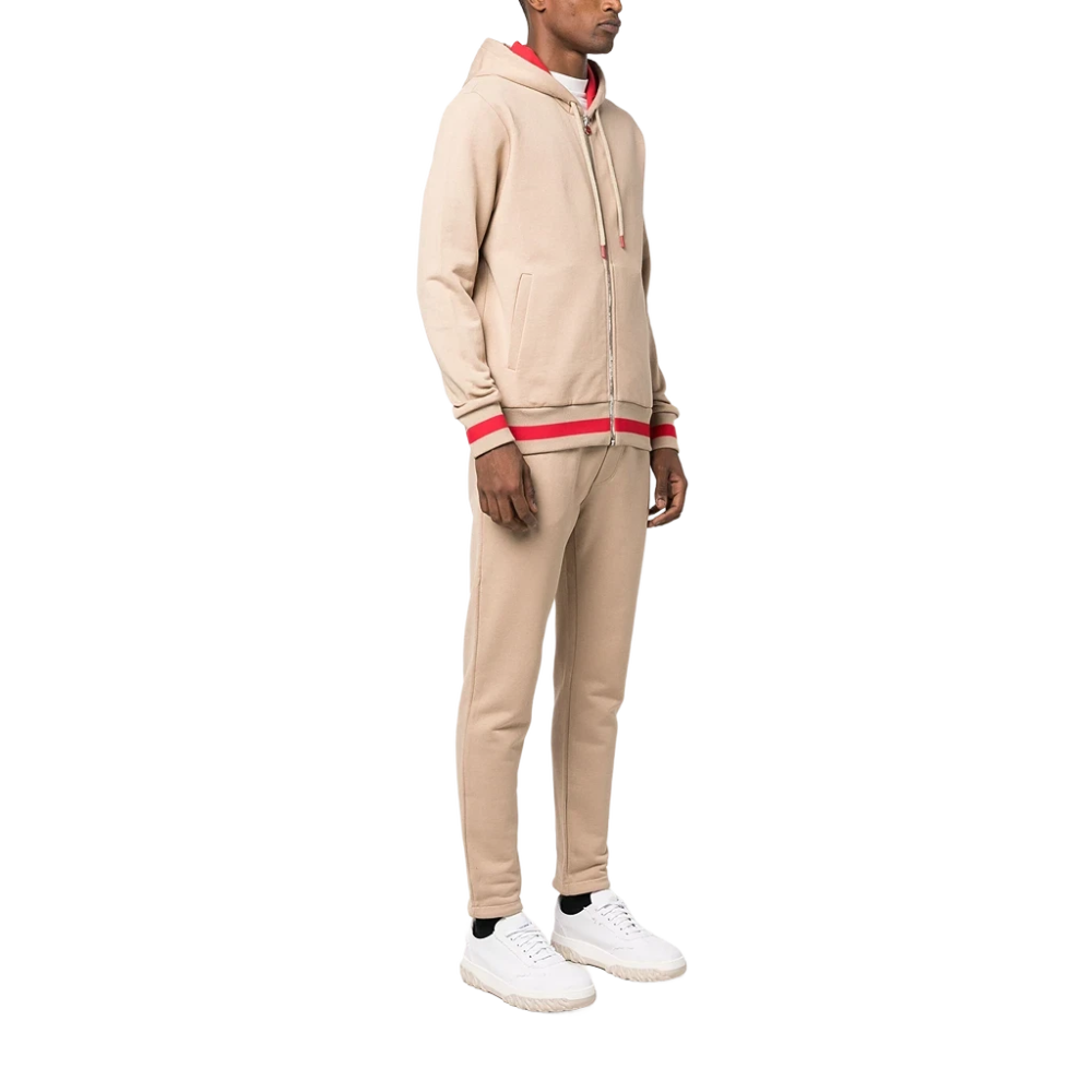 Logo-Embroidered Cotton Tracksuit