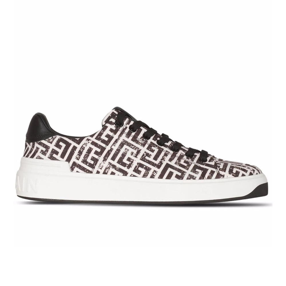 B-Court Monogram Print Sneakers