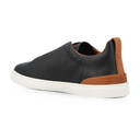 Triple Stitch Leather Sneakers