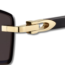 Sunglasses with Elongated C de Cartier Motif