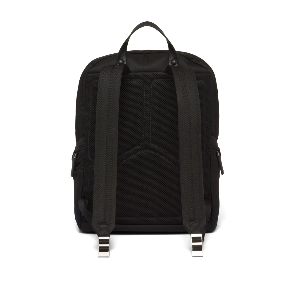 Triangle-Logo Zipped Backpack