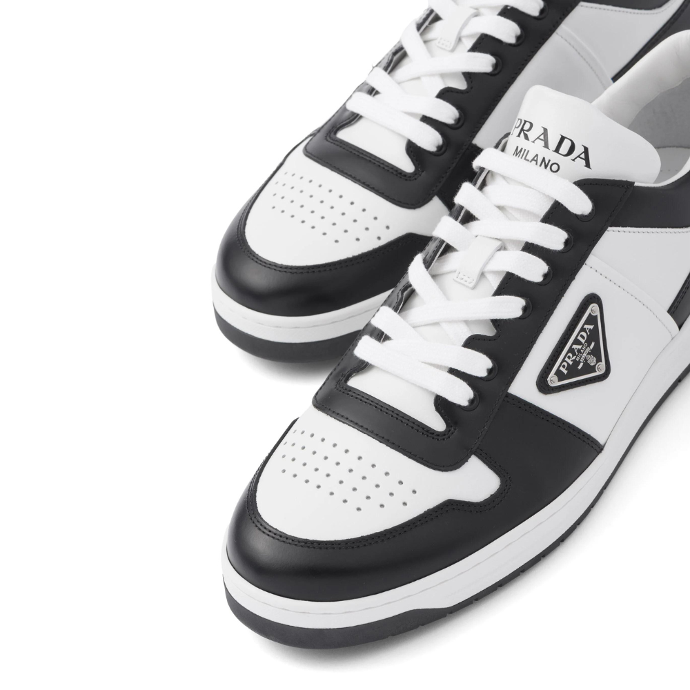 Prada Downtown Low-Top Sneakers - Basketball-Inspired Style