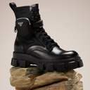 Zip Pocket Combat Boots