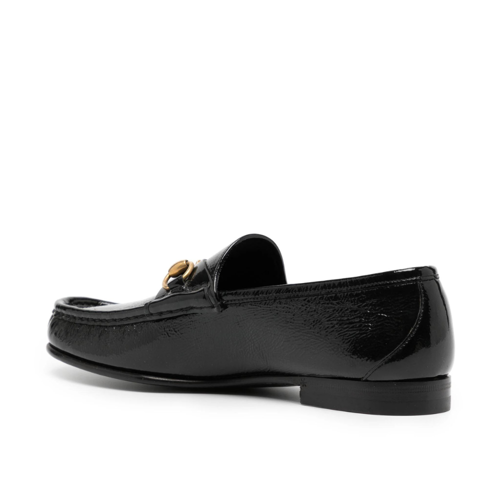 Horsebit Detail Leather Loafers