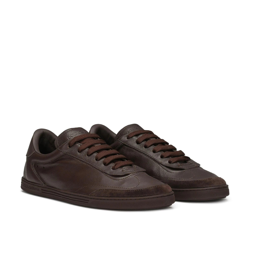 Dolce & Gabbana Saint Tropez Leather Sneakers Sophisticated