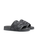 Gucci GG Damier Padded Slides - Eco-Friendly Luxury