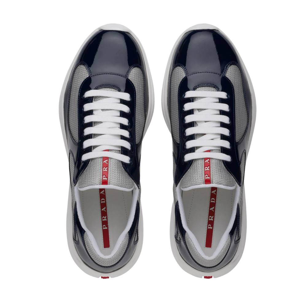 【関税＆送料込み】Prada America'S Cup Low-Top Sneakers Prada America's Cup low-top Sneakers | Black | FARFETCH