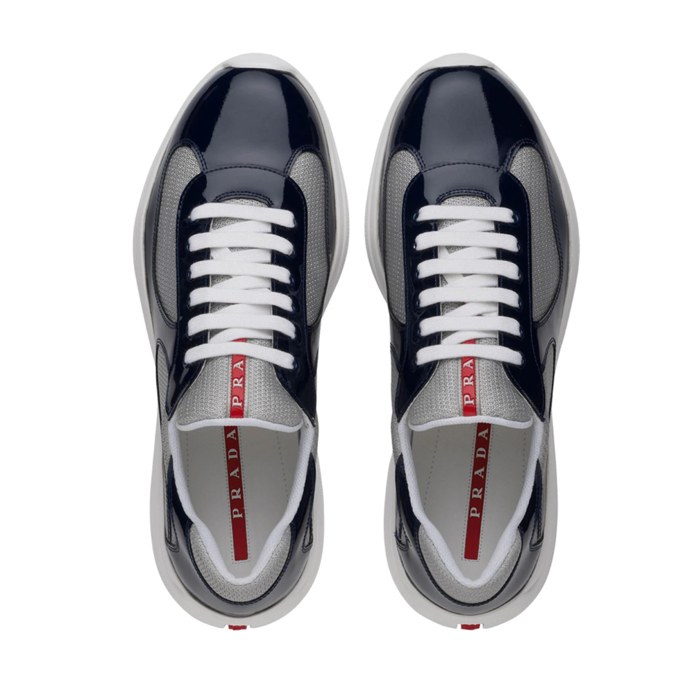 America's Cup Low-Tops - Futuristic Royal Blue Sneakers