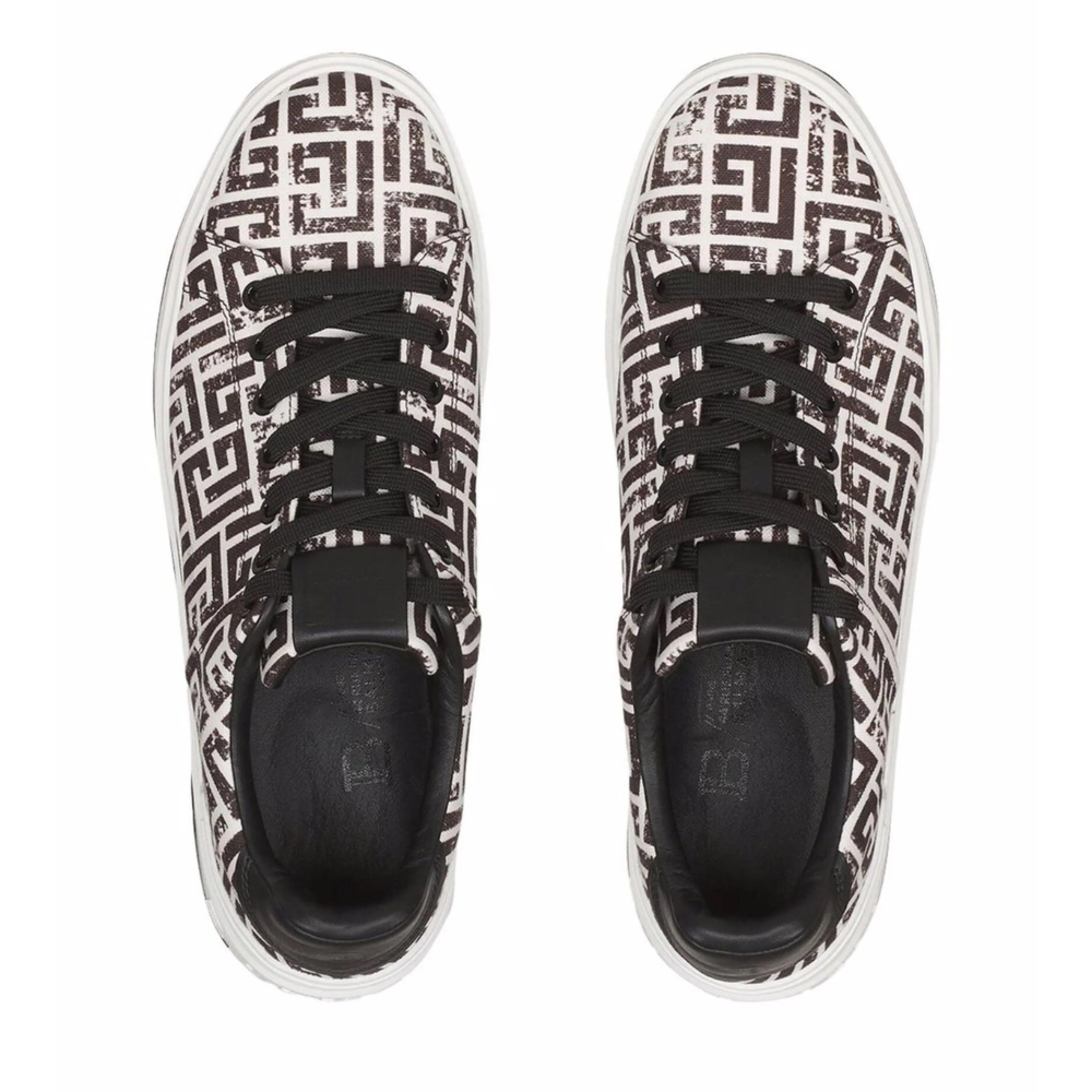 B-Court Monogram Print Sneakers