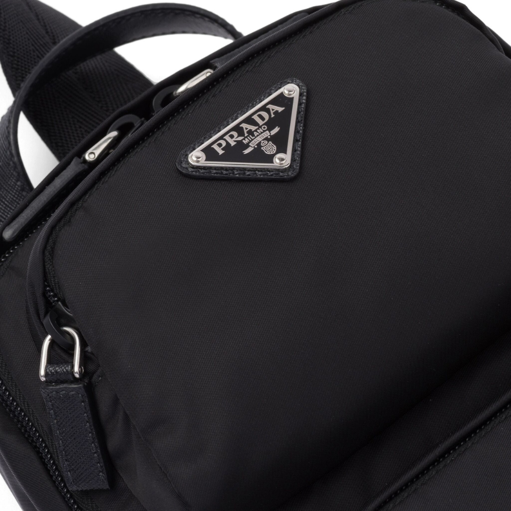 Enamel Triangle-Logo Backpack