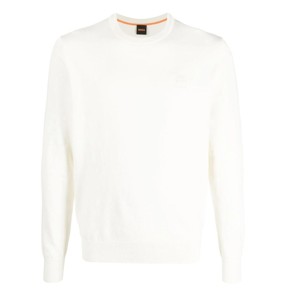 BOSS Crew Neck Pullover Sweatshirt - Comfort & Subtle Style