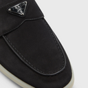 Suede Loafers – Black