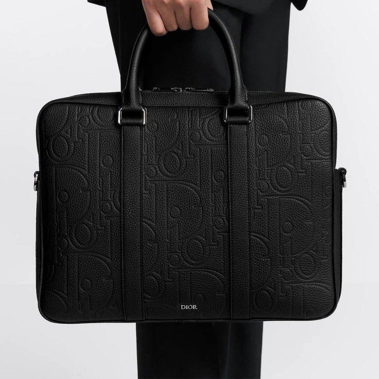 Gravity Leather Briefcase - Timeless Elegance for Fall 2024