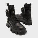 Zip Pocket Combat Boots