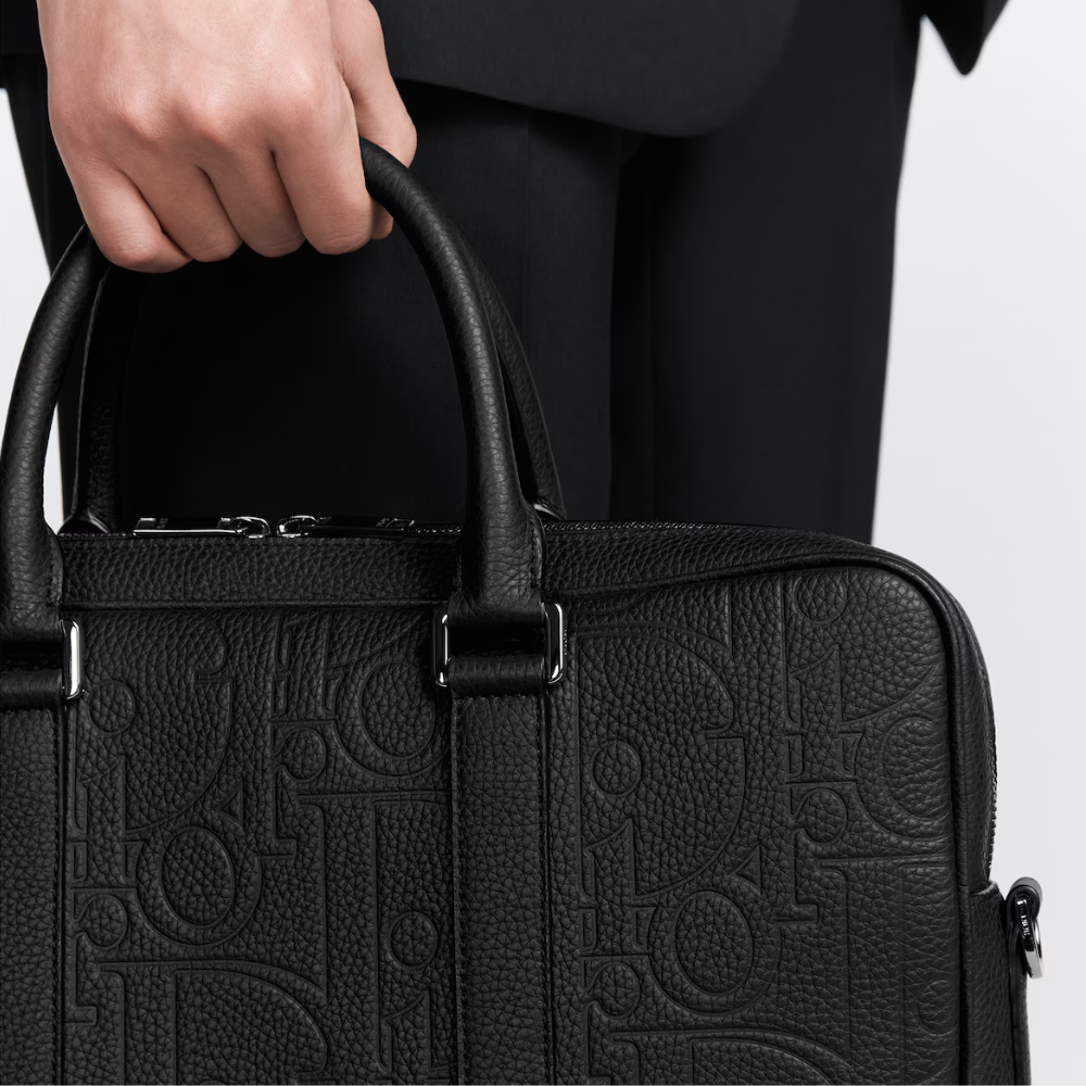 Gravity Leather Briefcase - Timeless Elegance for Fall 2024