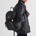 Backpack with Saffiano Leather Details
